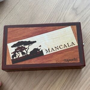 Wooden Mancala Game - Brown
